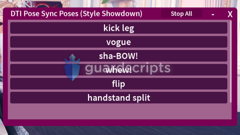 DTI Unreleased Pose Sync Animations