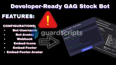 ETRONIX – Developer-Ready GAG Stock Bot!